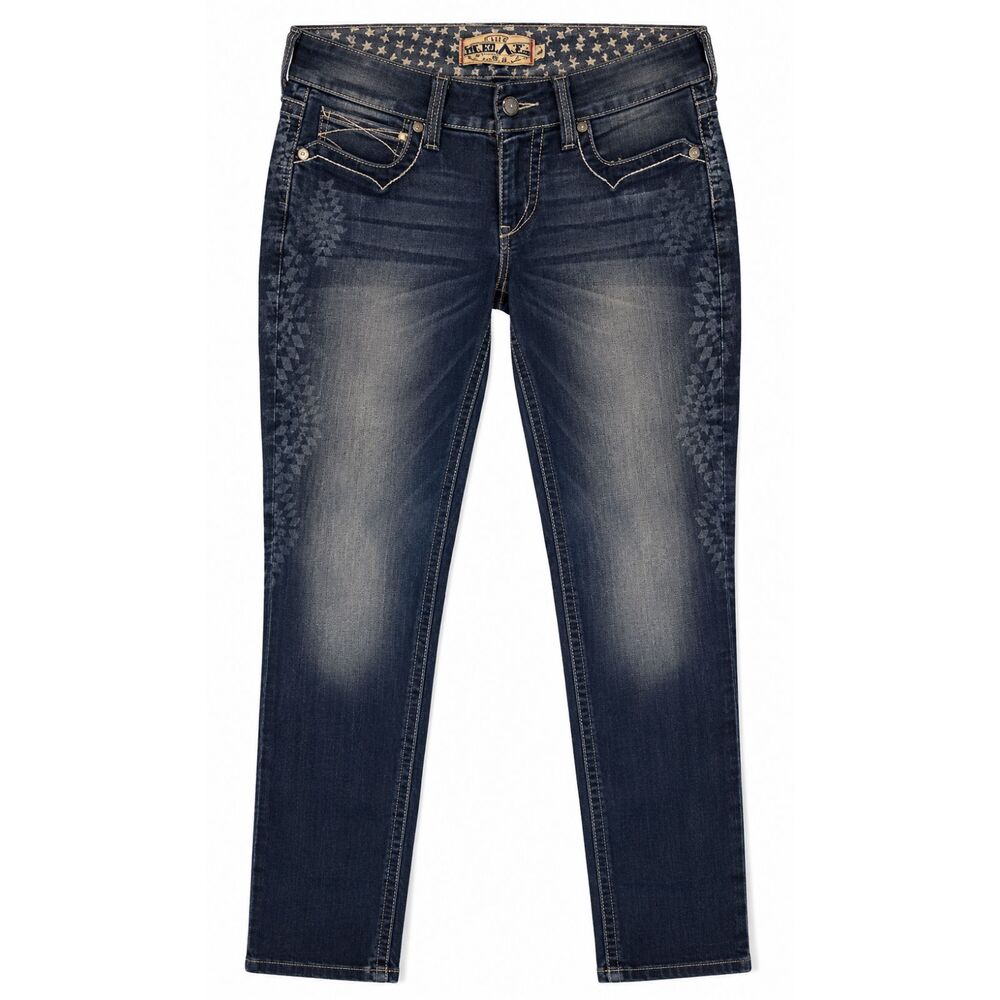 Ariat R.E.A.L Denim Jeans Womens 28R Bootcut Western Riding 30 Inseam